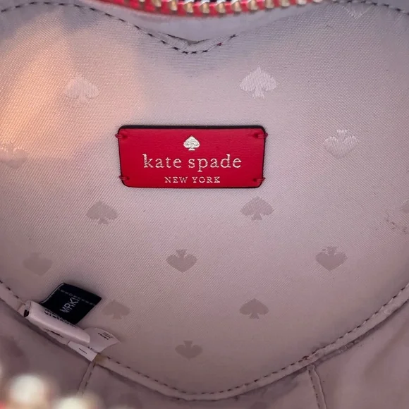 kate spade red heart mini crossbody bag - Picture 10 of 17